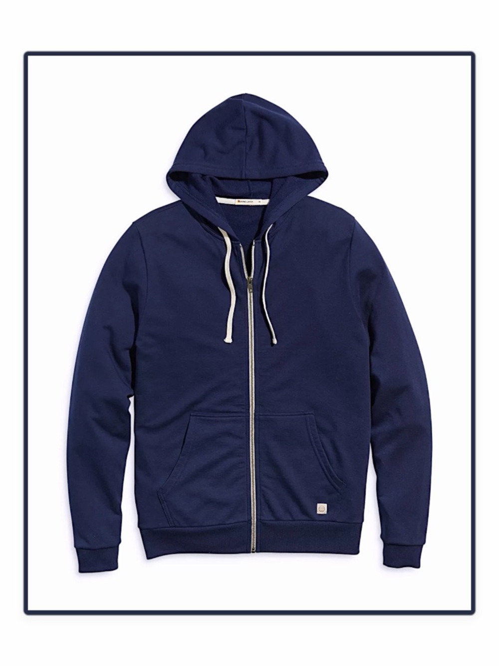 Marine Layer Afternoon Zip Hoodie True Navy